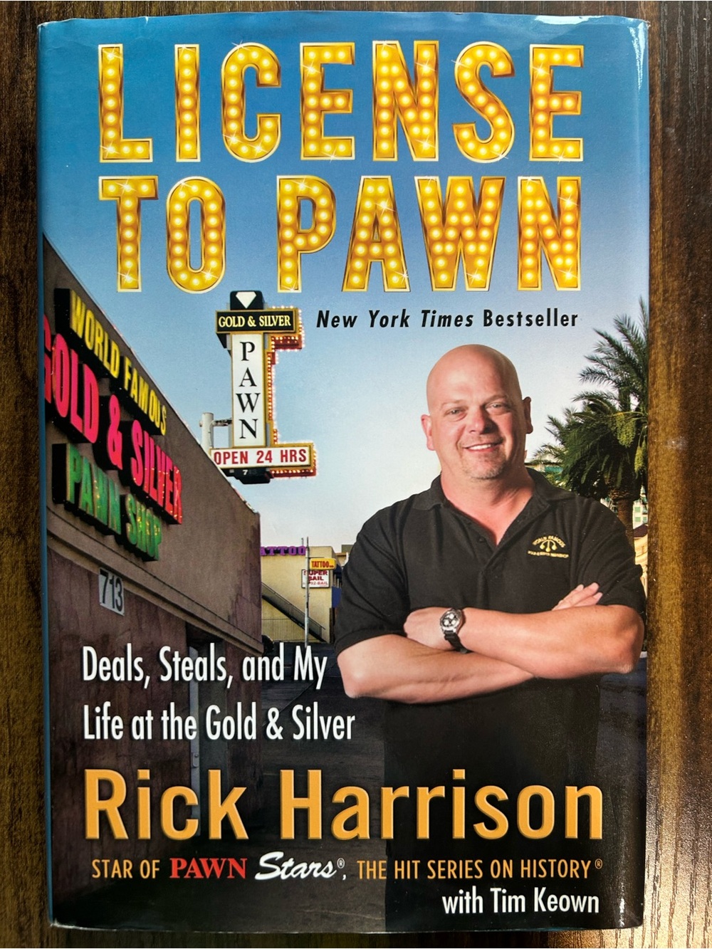 Rick Harrison's "License to Pawn" book